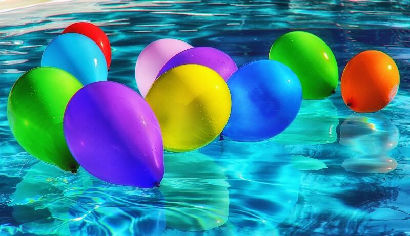 piscine ballons