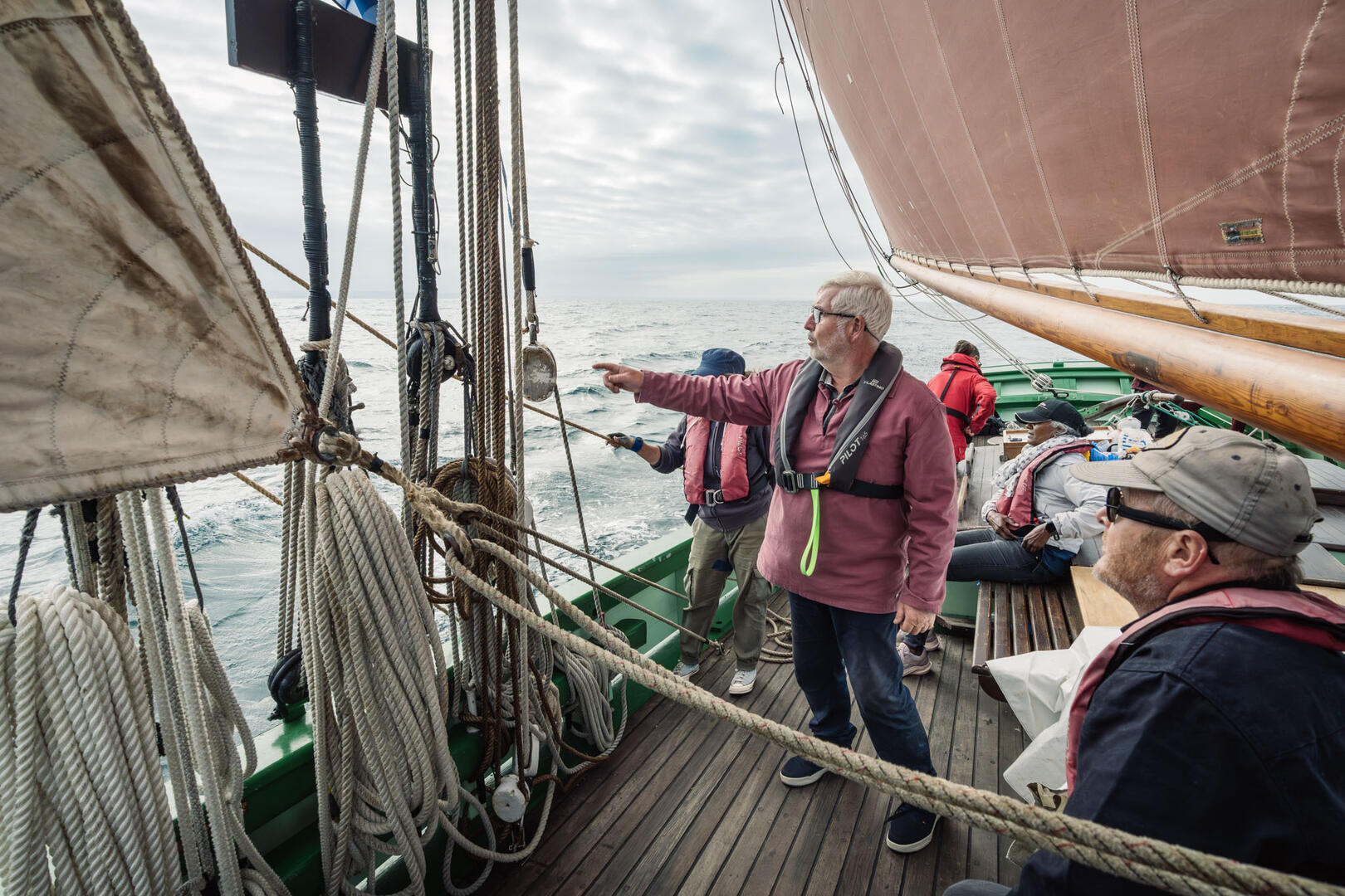 Langoustier Cap Sizun voilier du patrimoine à Audierne
