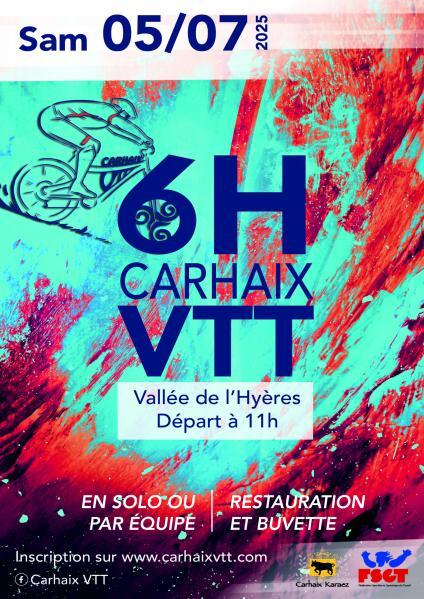 6 heures de carhaix VTT le 5 juillet 2025
