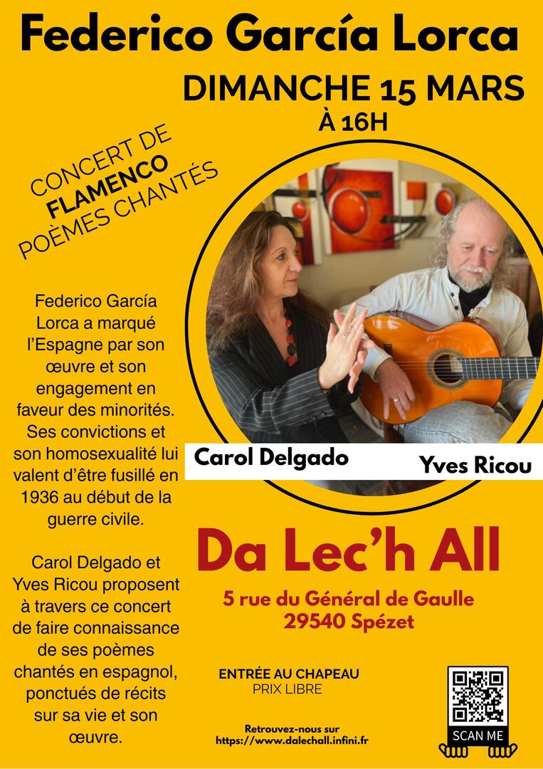 Concert de Flamenco Poèmes Chantés