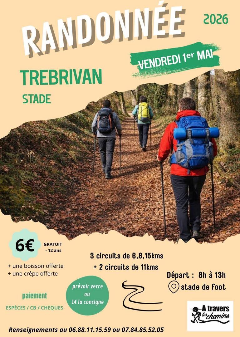 Randonnée Trébrivan
