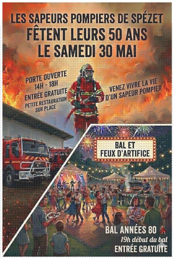 bal des sapeurs pompiers de Spézet