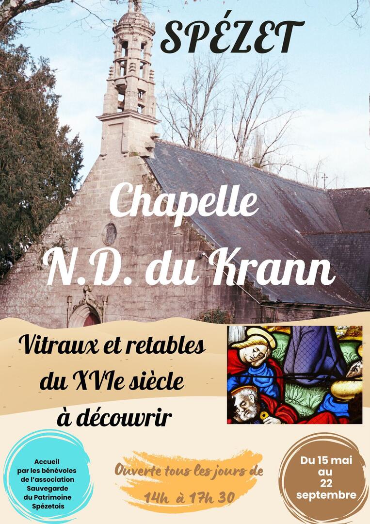 Chapelle Notre Dame Du Krann: vitraux et retables du XVI siècle