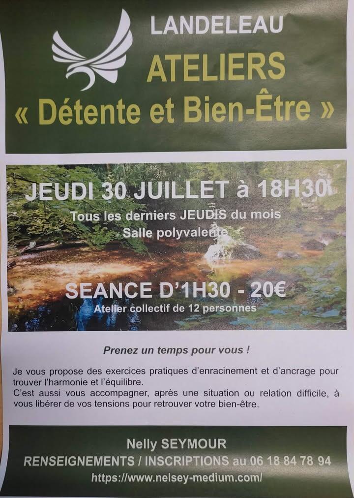 Ateliers détente et bien-être