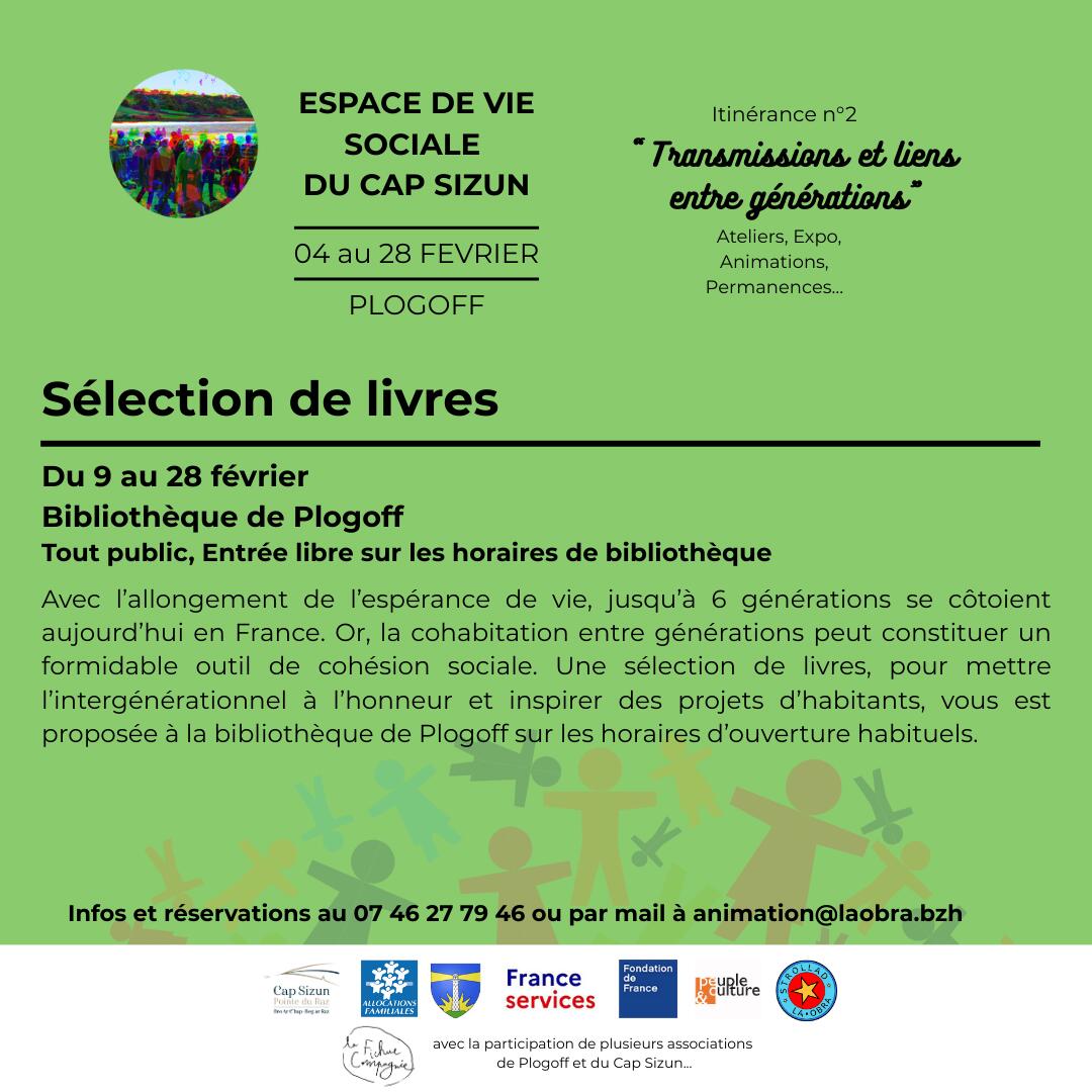 Affiche Sélection de livres