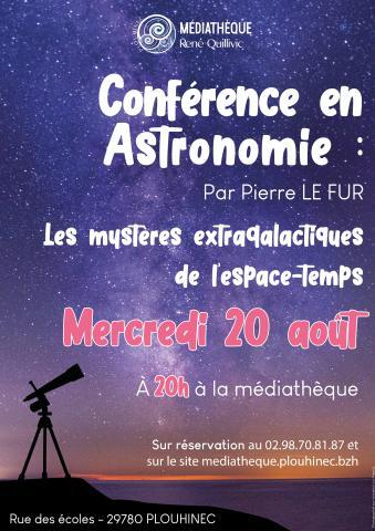 Conférence en astronomie