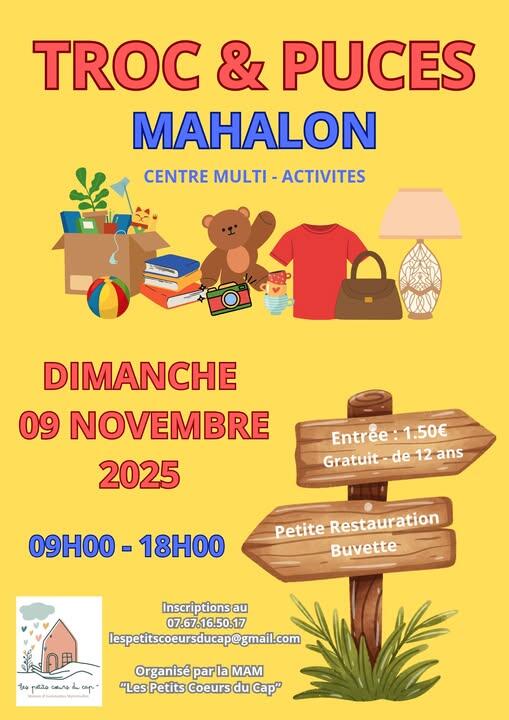 2025_11_09 troc et puces mahalon