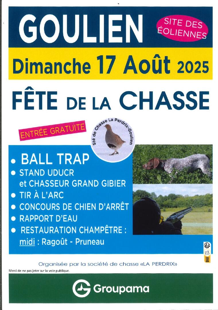 Fête de la chasse Goulien