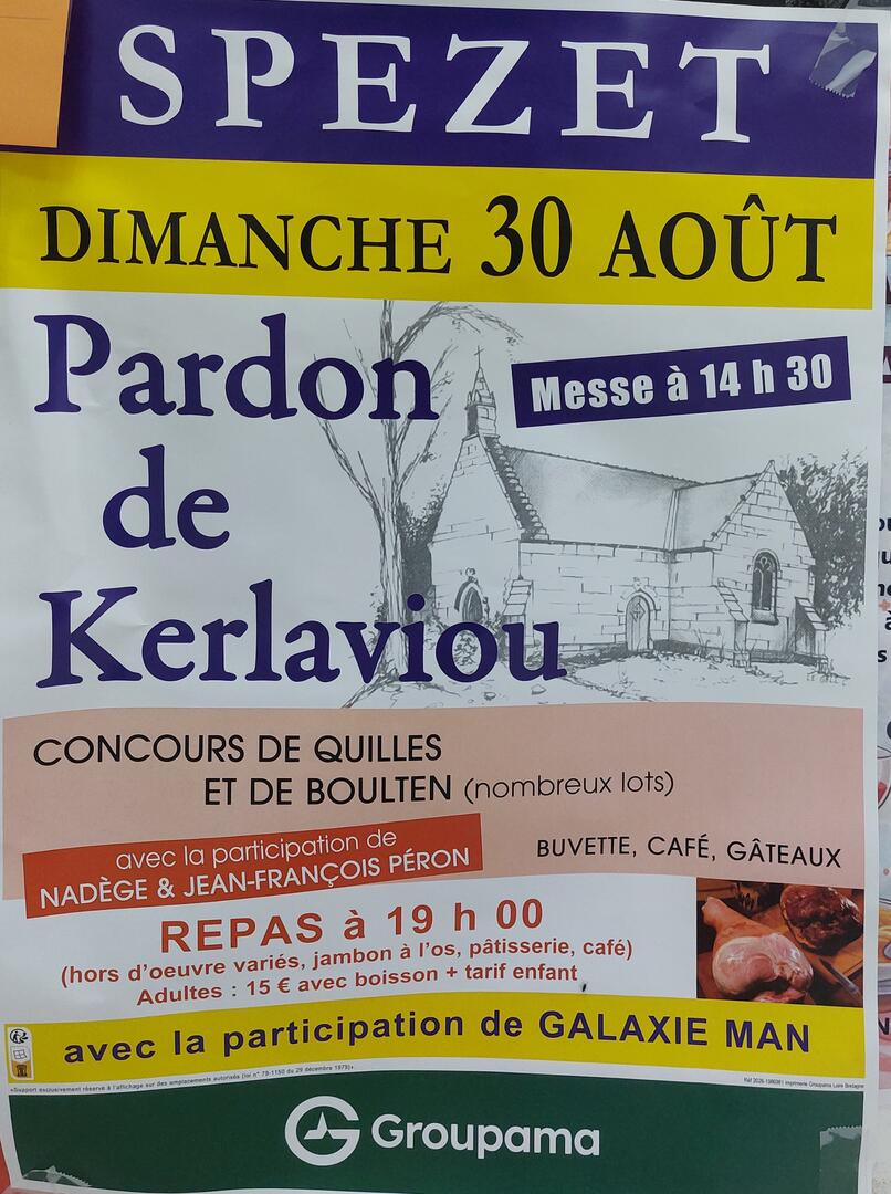 Affiche pardon de Kerlaviou
