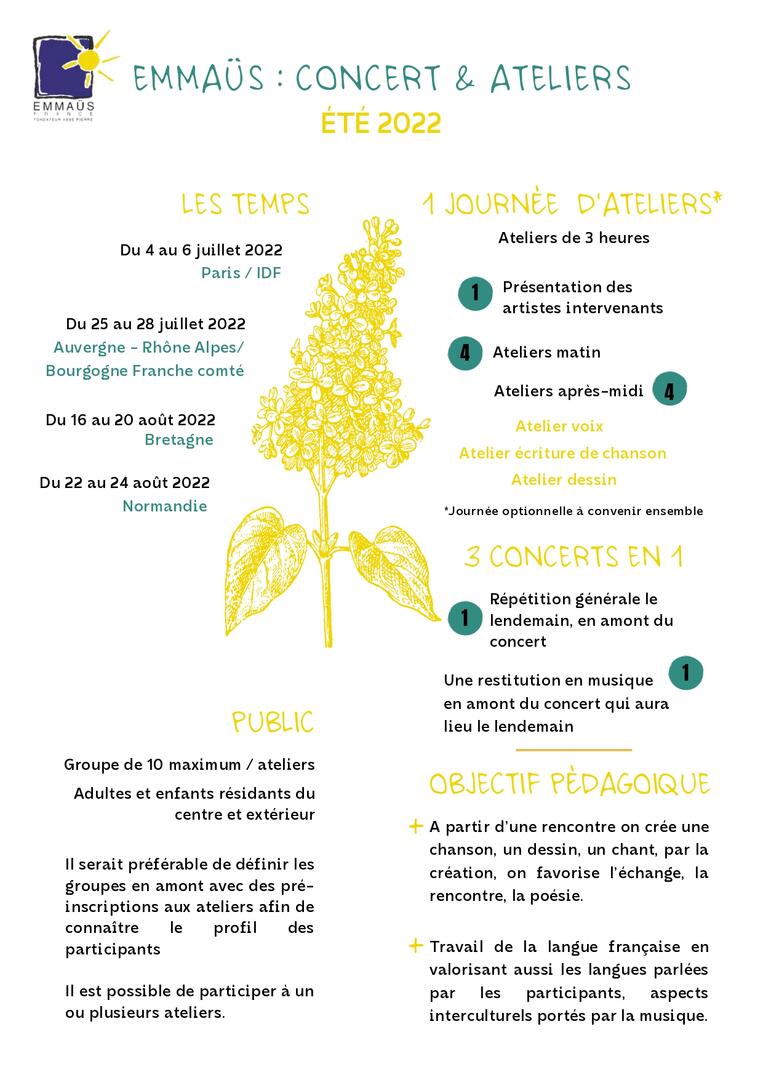 Ateliers musicaux