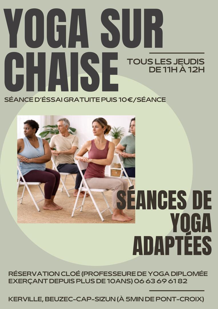 Yoga sur chaise