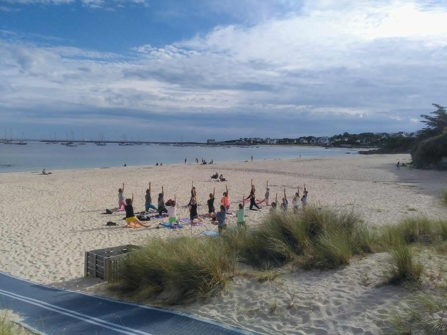 Yoga à la plage