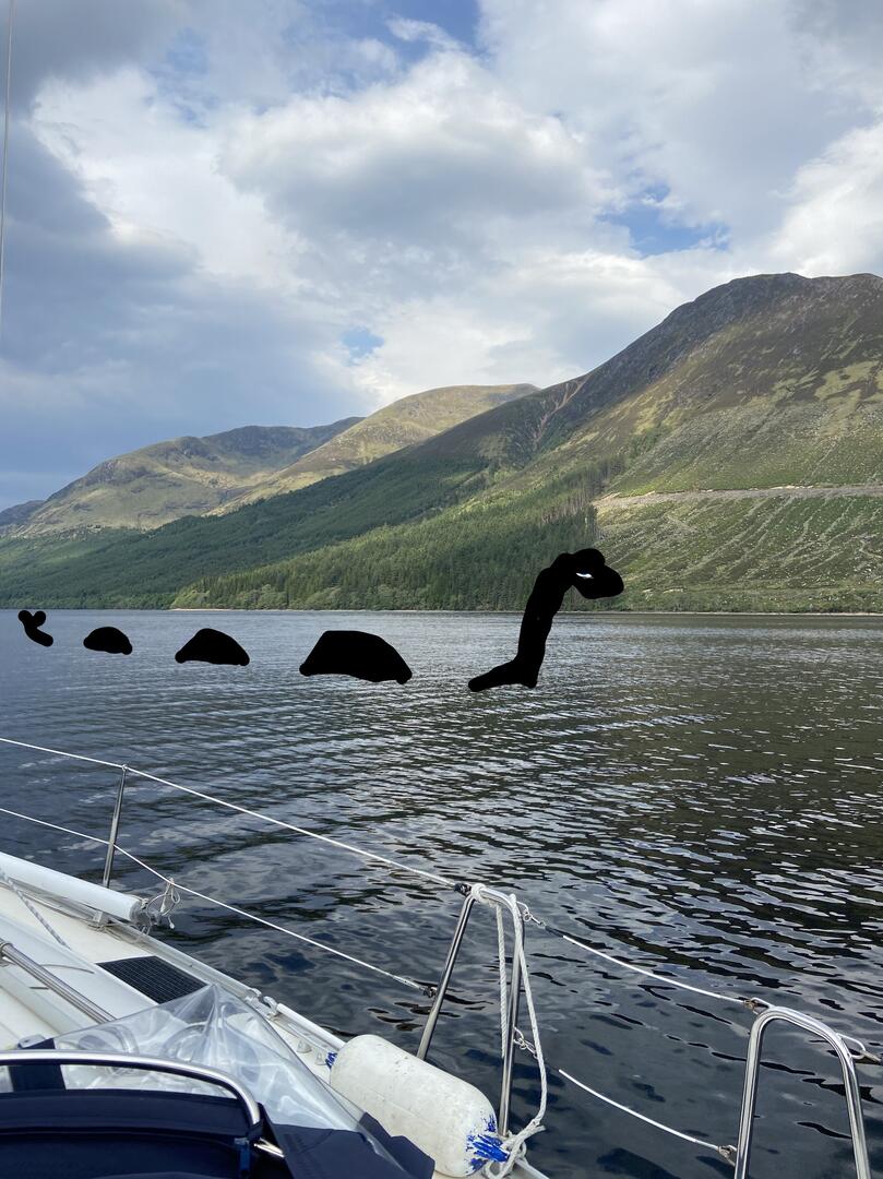 Un ami au passage du Loch Ness