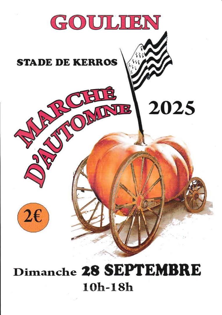 Affiche Marché d'Automne 2025