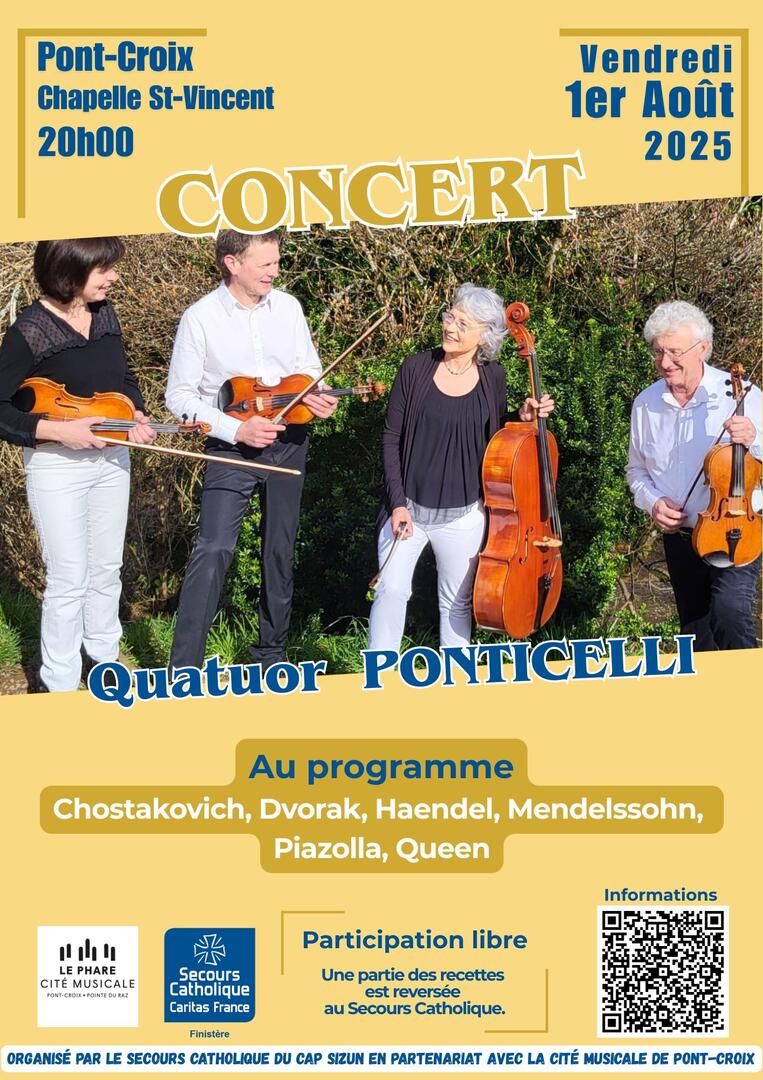 Affiche du concert 1er Août