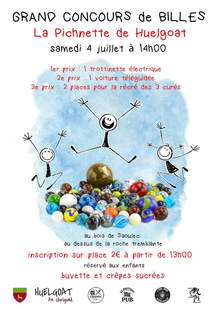 Affiche Concours de Billes