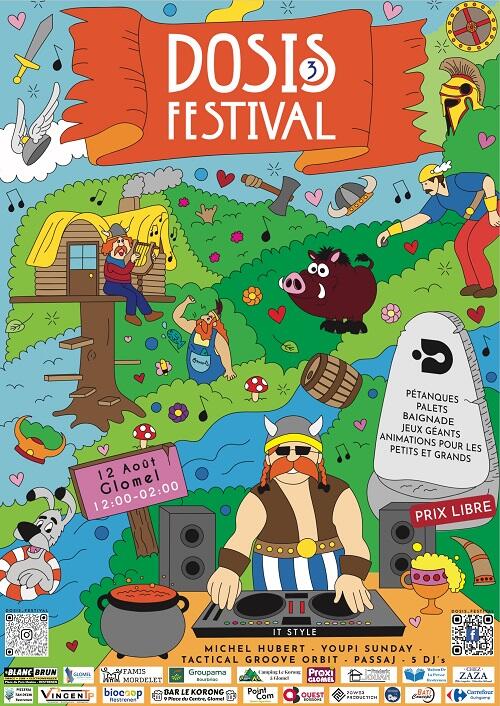 Affiche Dosis Festival - Glomel