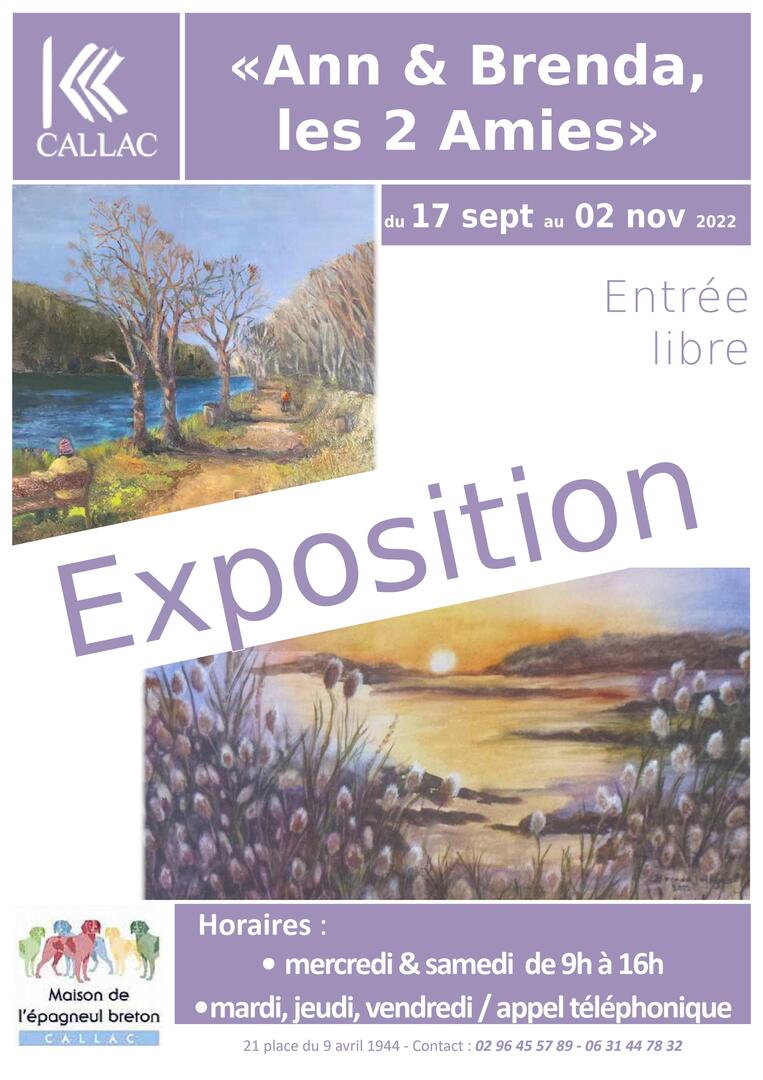 Affiche Expo Ann&Brenda