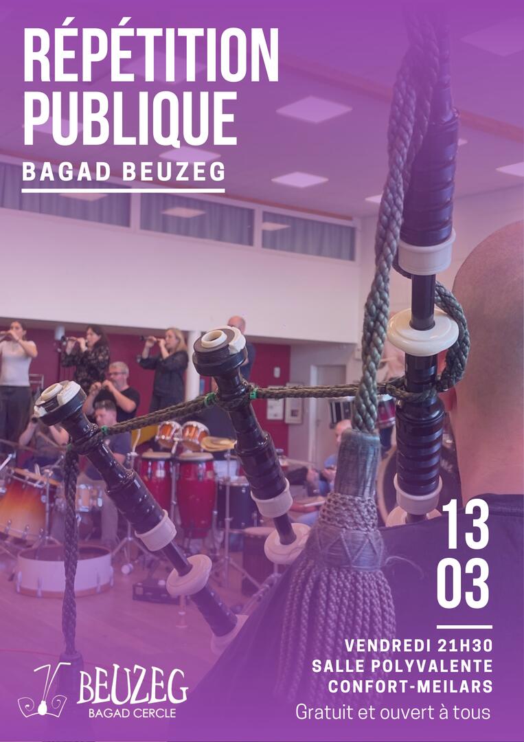 Affiche répétition publique