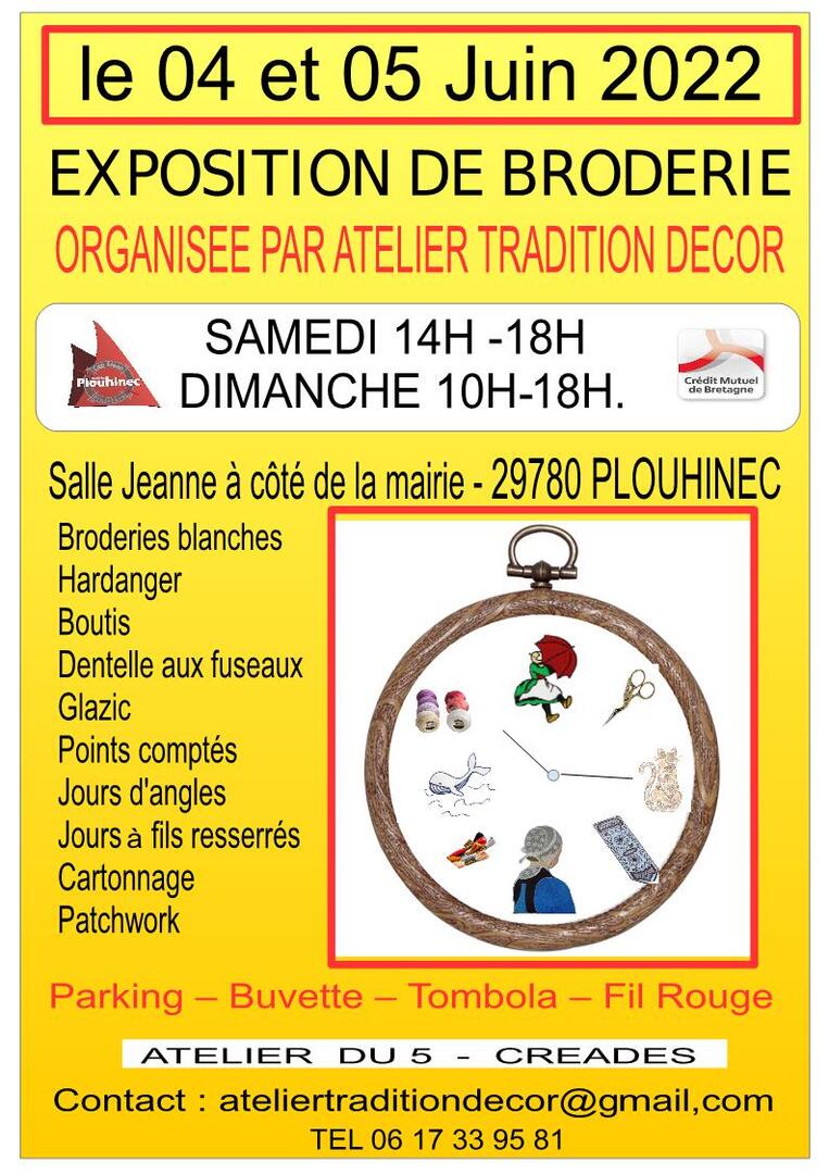 Exposition de broderie