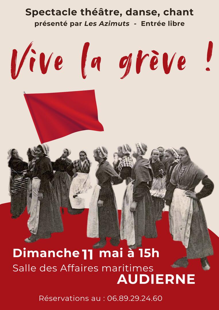 Affiche spectacle Vive la grève ! (3)