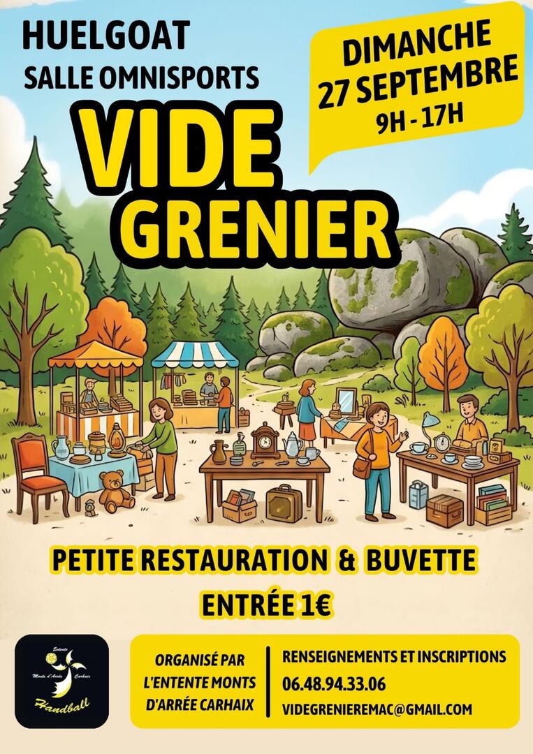 Affiche vide grenier 2026