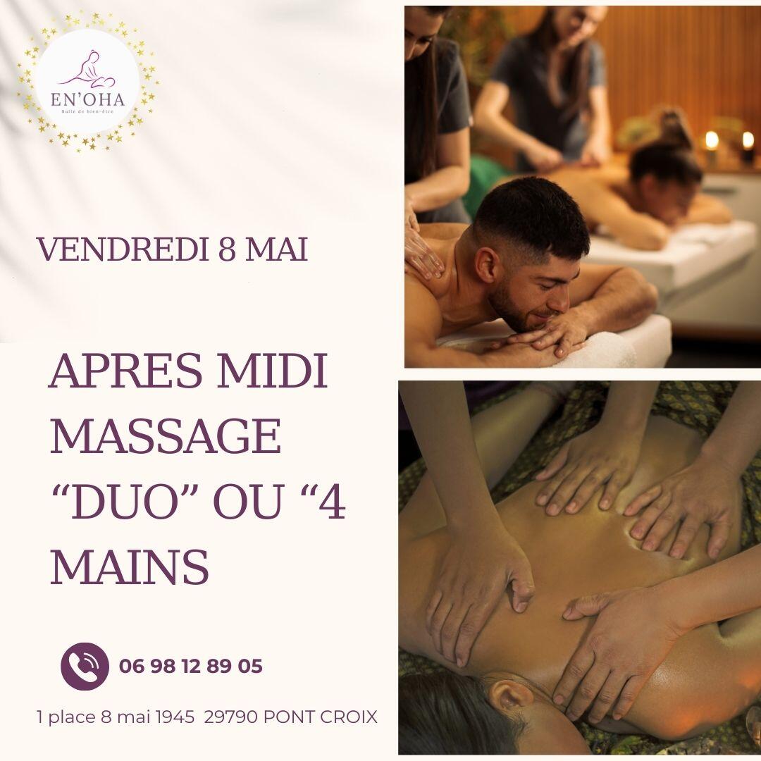 Massage "bien-être" Duo ou 4 mains
