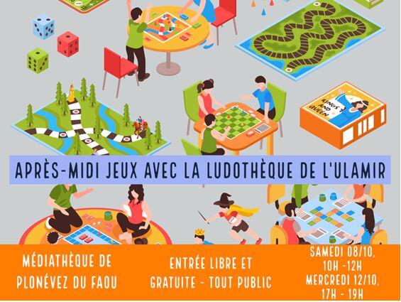 Après midi jeux avec la ludothèque de l'ulamir