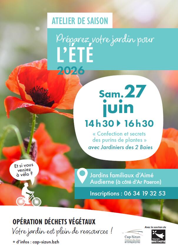 Atelier jardin été