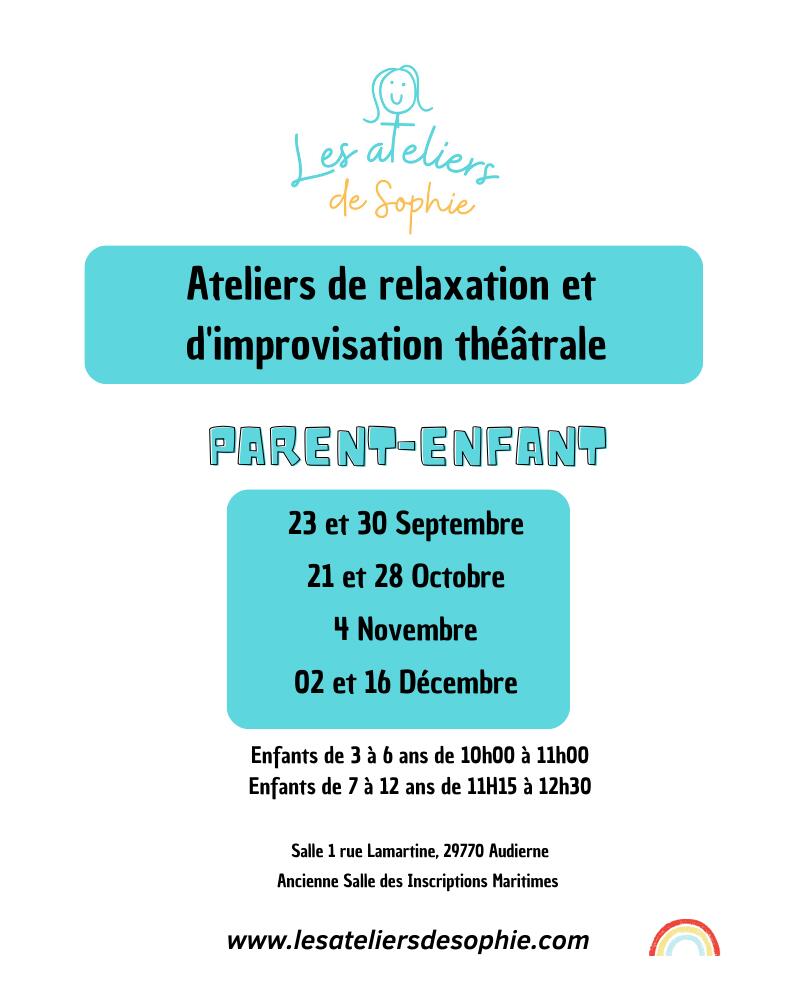 Ateliers parent enfant dates