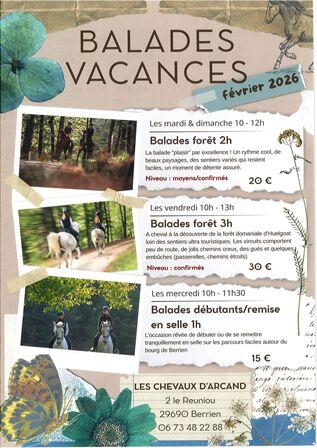 Balades Les Chevaux d'Arcand