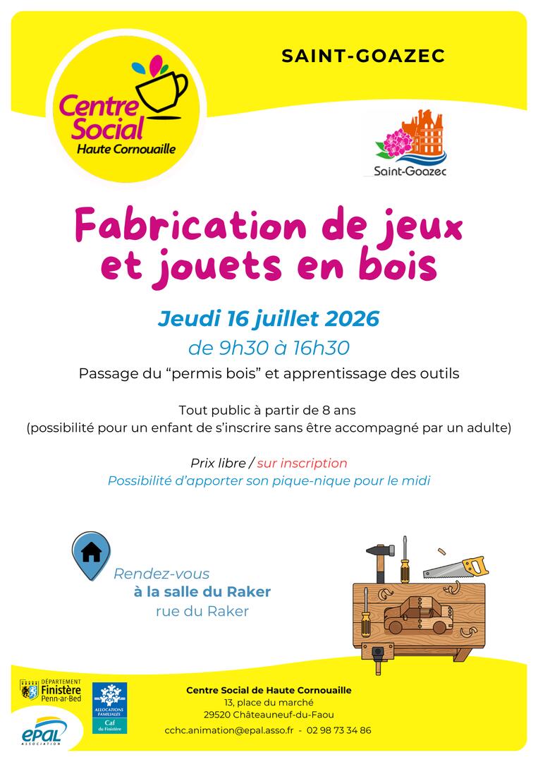 Fabrication de jeux et jouets en bois