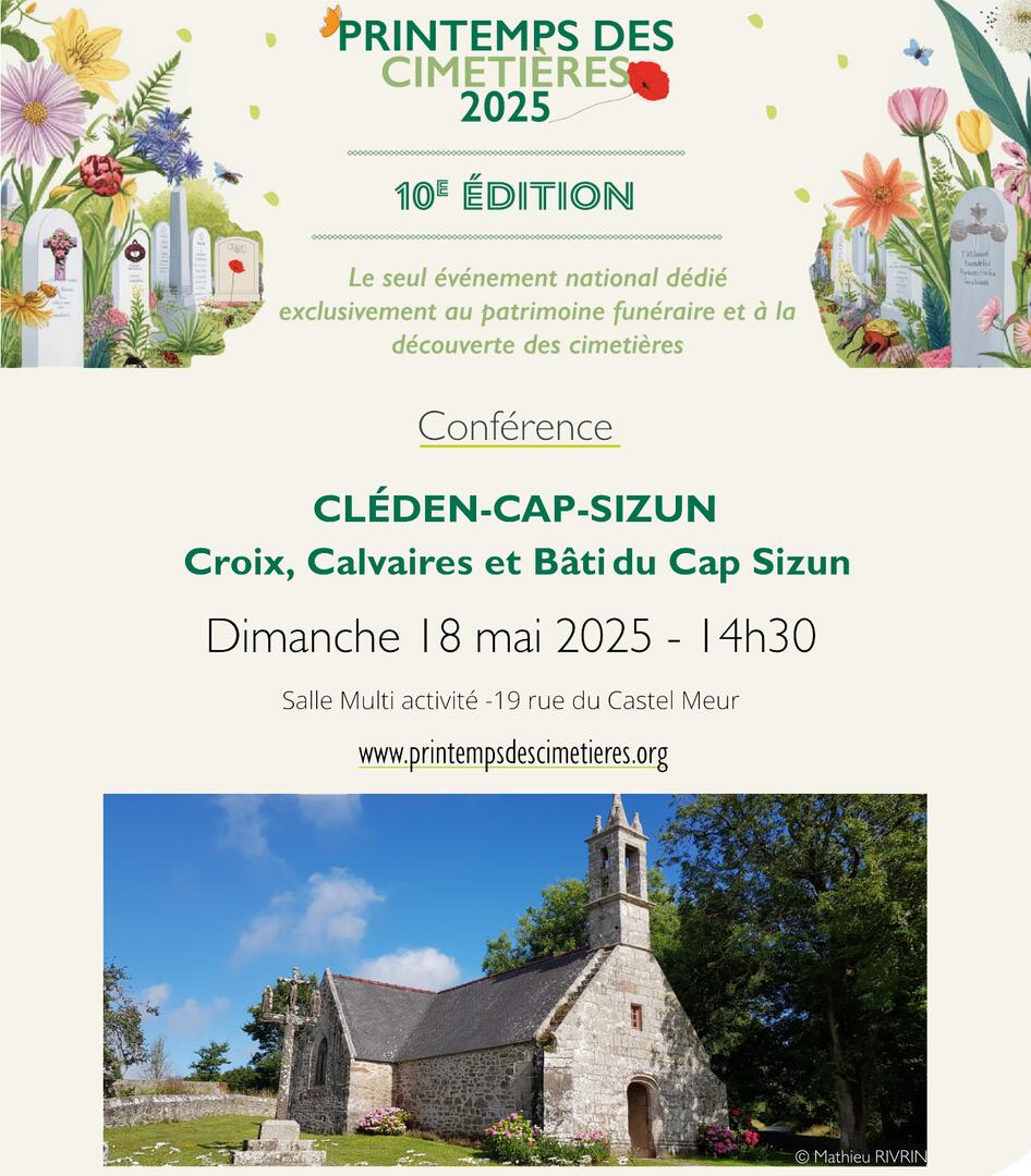 CLEDEN-CAP-SIZUN LE PRINTEMPS DES CIMETIÈRES 2025
