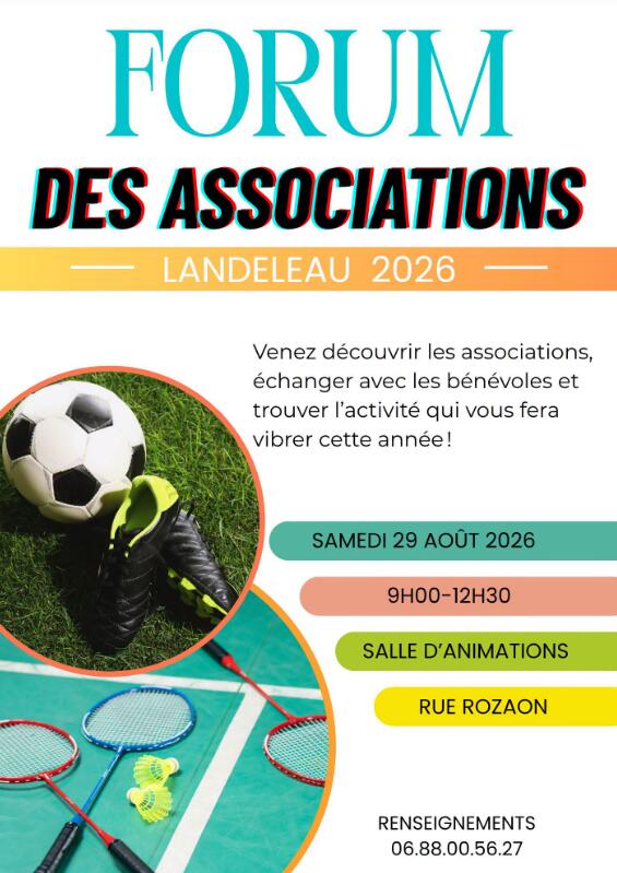 Affiche forum des associations de landeleau