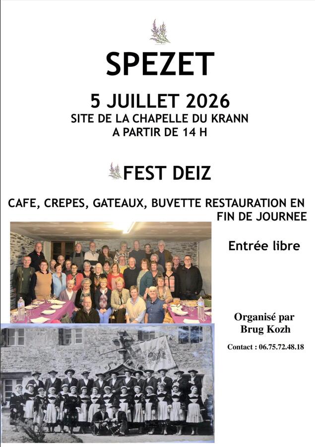 Affiche du Fest Deiz à Spézet