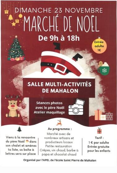Marché de Noël à Mahalon