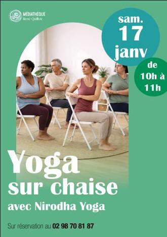 Yoga sur chaise avec Nirodha Yoga