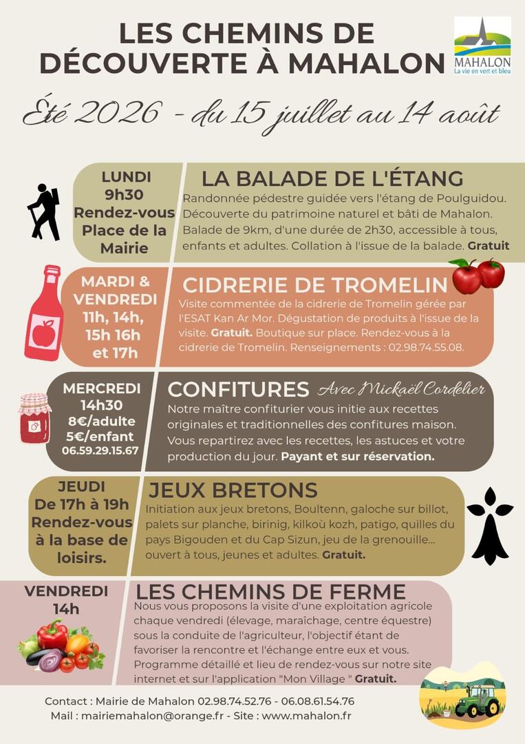 Chemin de découverte 2026