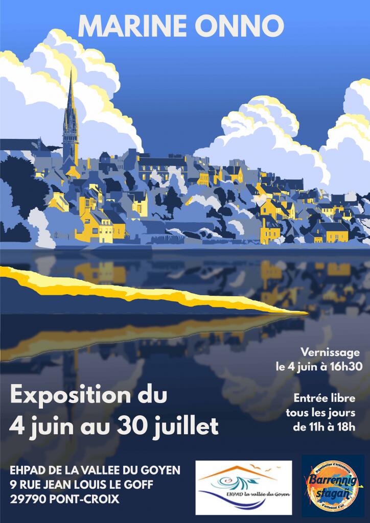 Exposition Marine Onno 4 juin au 30 juillet