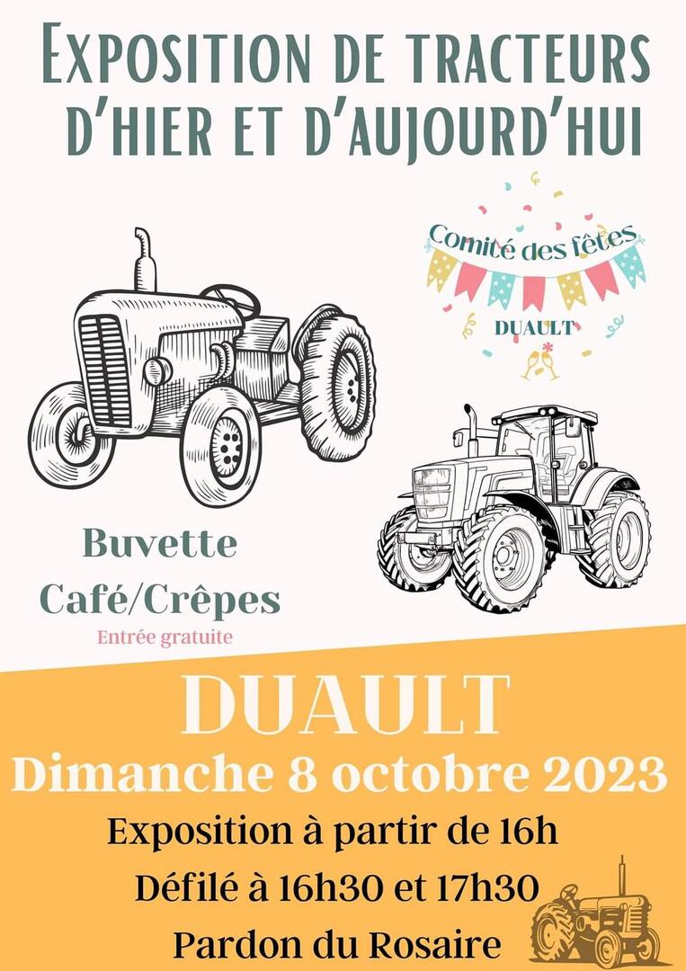 Exposition de tracteurs