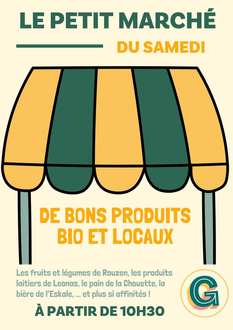 Affiche petit marché - 1