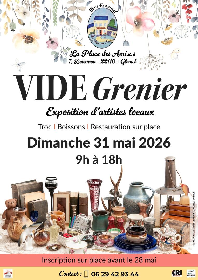 Vide-grenier/Exposition d'artistes locaux