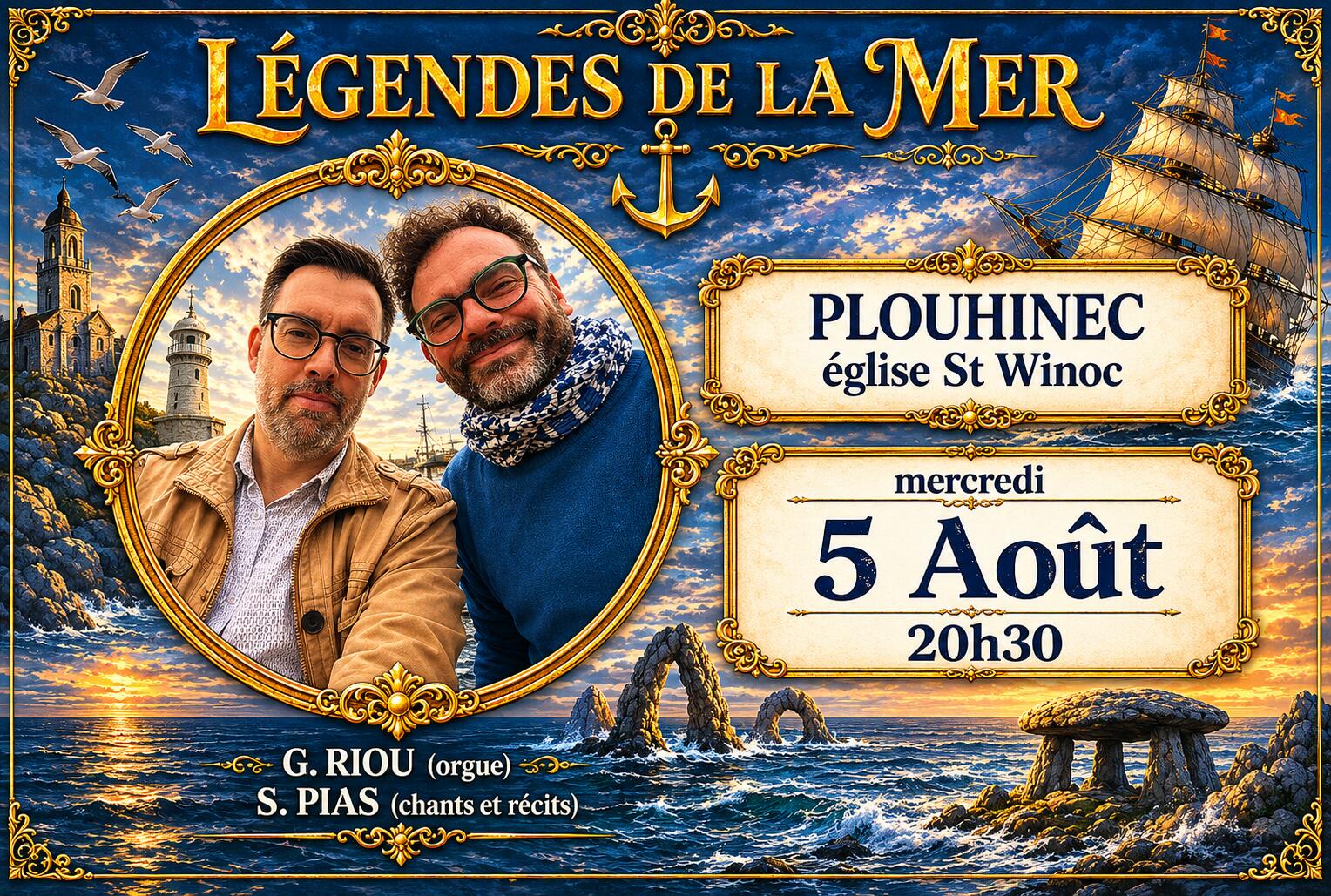 Concert - Légendes de la mer o (Gwénaël Riou /Sylvain Pias)