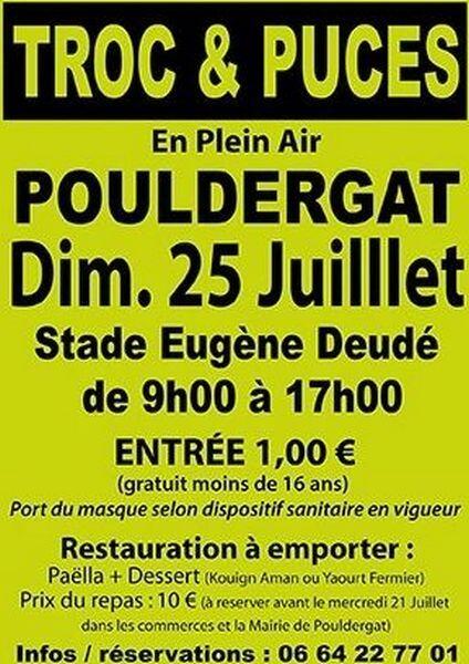 JUL Affiche POULDERGAT SPORT - TROC et PUCES 2021
