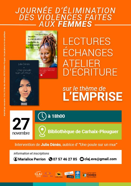 Journée d'elimination des violences faites aux femmes 27 nov