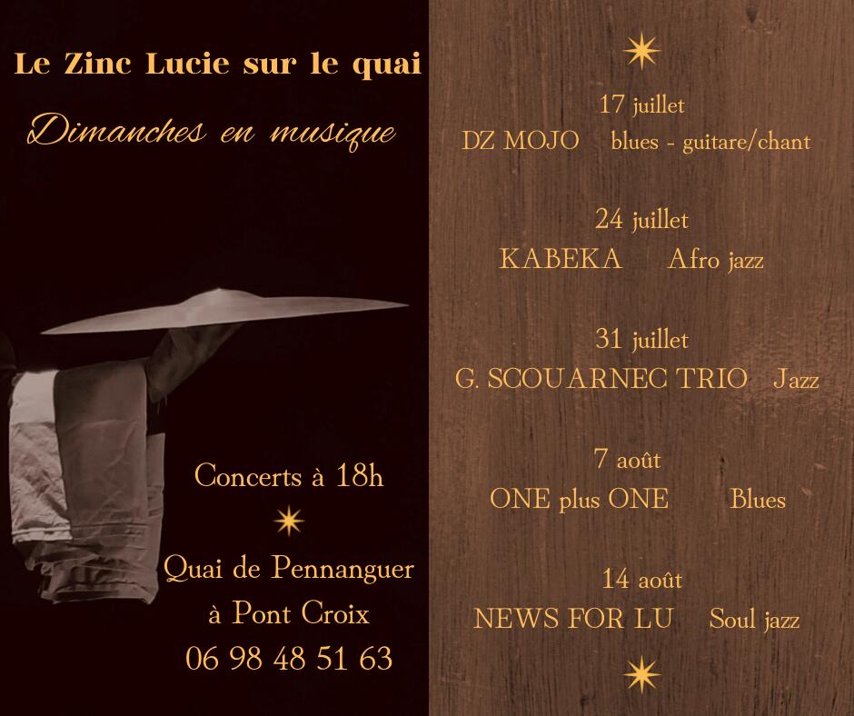 Le Zinc Lucie sur le quai
