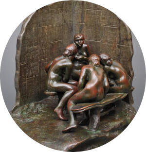 Les Causeuses au paravent - Camille Claudel