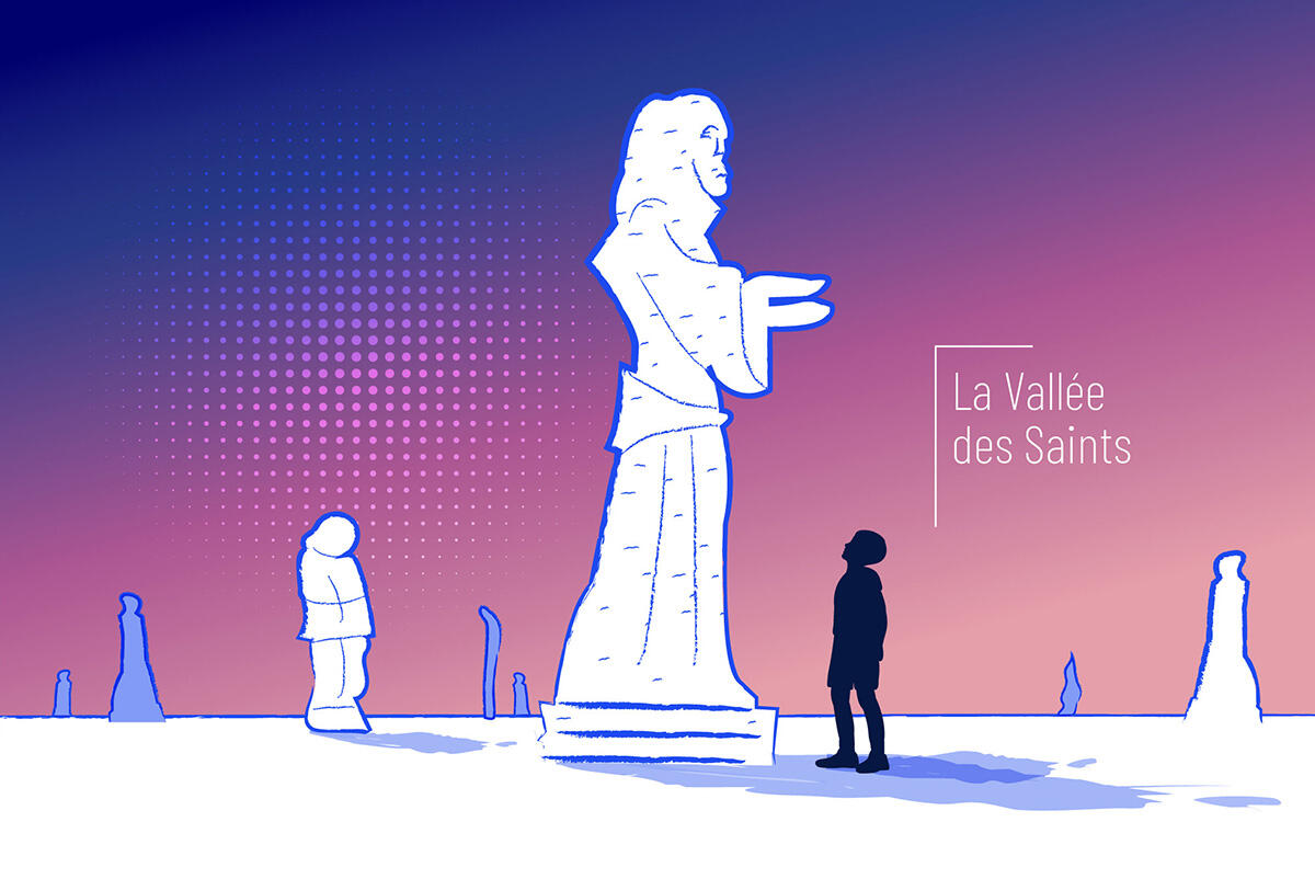 Vallée des Saints - Les Minutes Bleues