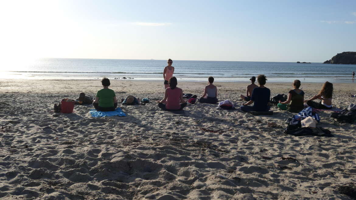 Séance de Yoga sur la plage