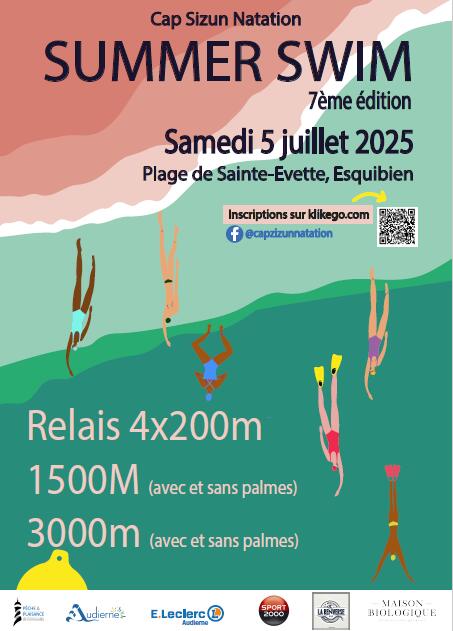 Photo affiche summer swim 2025